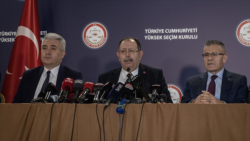 YSK Başkanı Yener: Sayın Recep Tayyip Erdoğan Cumhurbaşkanı olarak seçilmiştir