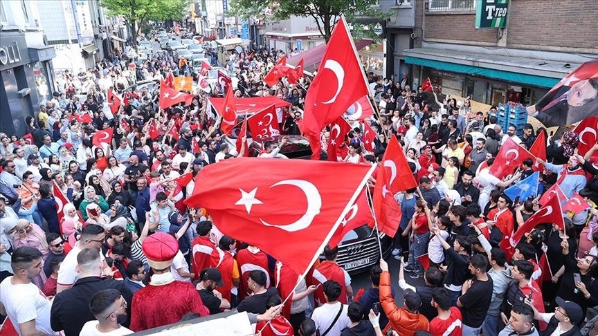Turkish expats in Europe rejoice after President Erdogan’s runoff win Turkish expats in Europe rejoice after President Erdogan’s runoff win