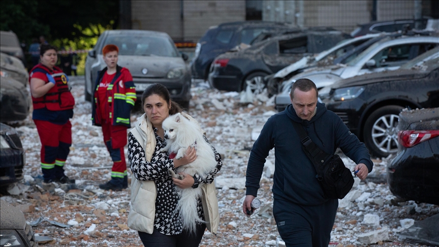 At least 1 killed, 7 injured in 3rd Russian airstrike on Ukraine's capital Kyiv in past day