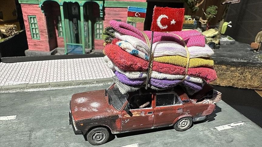 Turkish man makes 3D model of Azerbaijani man's car symbolizing solidarity with quake victims