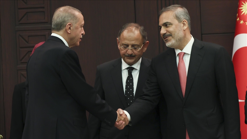 هاكان فيدان وزيرا للخارجية في حكومة أردوغان