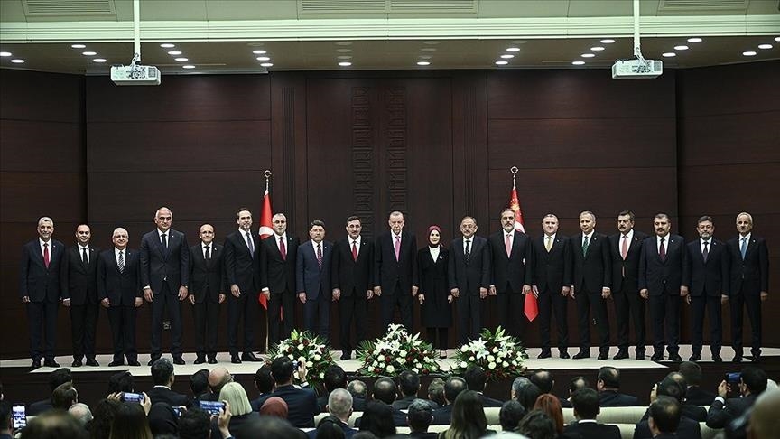 Президент Эрдоган представил новый состав кабинета министров