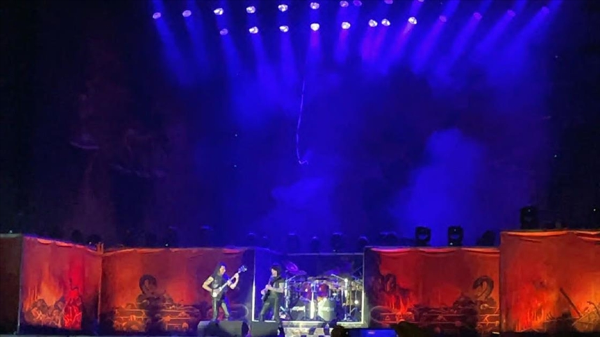Heavy metal grubu Manowar, 5. kez İstanbul'da sahne aldı