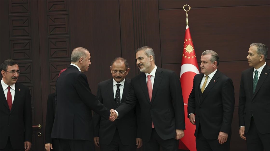 Congratulations from numerous colleagues to the new head of Turkish diplomacy, Hakan Fidan