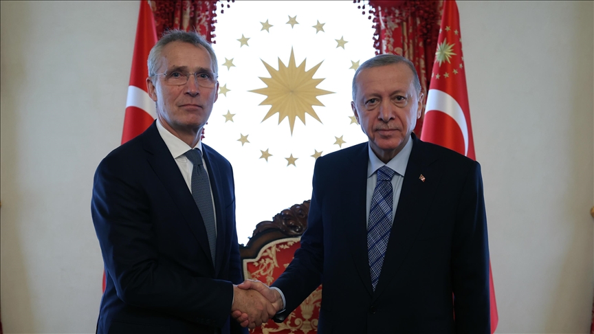 Turkish president, NATO chief meet in Istanbul for talks