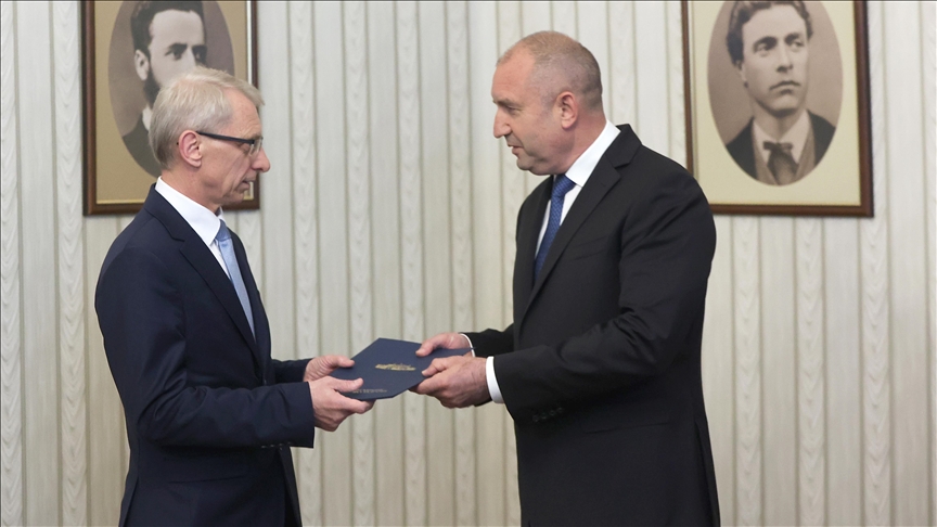 Bulgarian prime minister candidate Denkov presents draft Cabinet to president