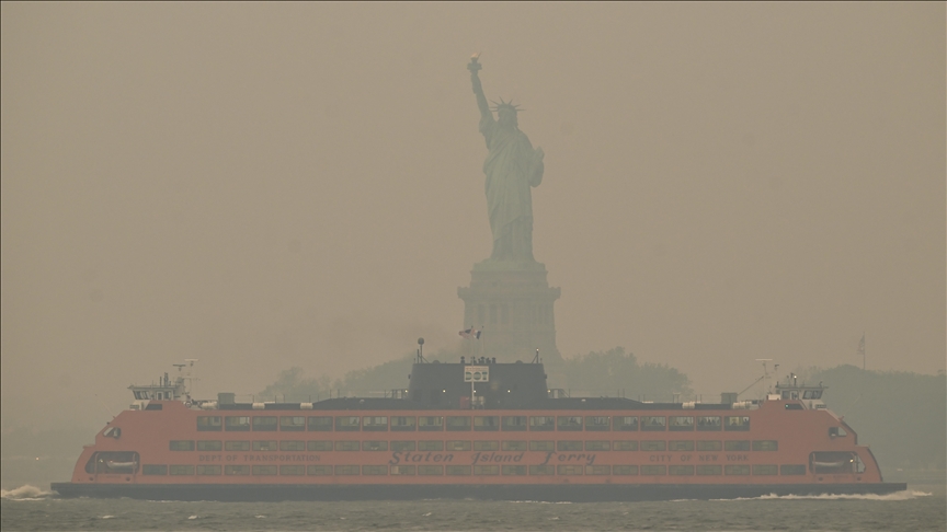 Dim od šumskih požara u Kanadi utiče na kvalitet zraka u New Yorku 