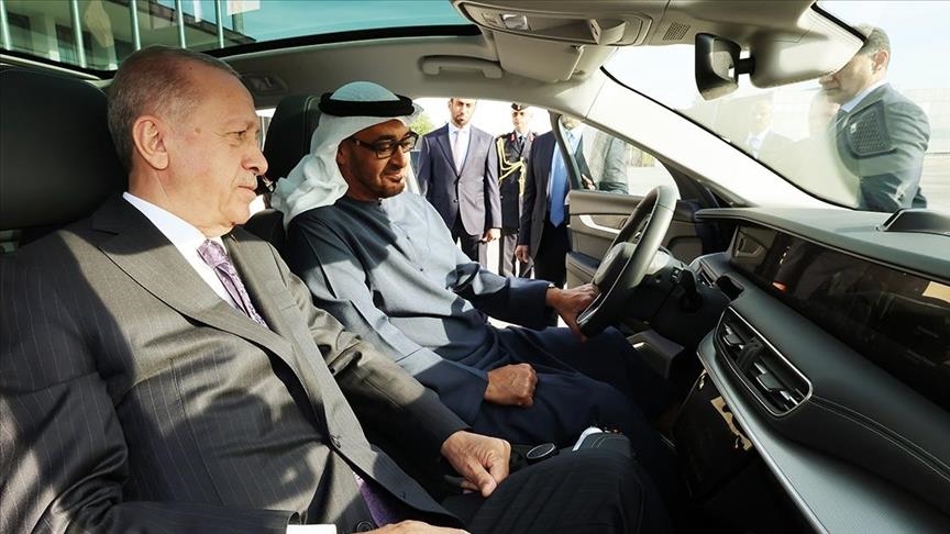 الرئيس أردوغان يلتقي الشيخ محمد بن زايد