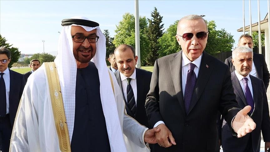 UAE president tweets in Turkish after meeting President Erdogan in Istanbul