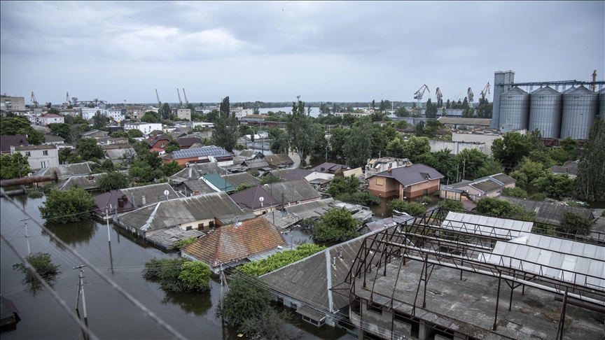 Ukraine says at least 6 people died in floods after Kakhovka dam