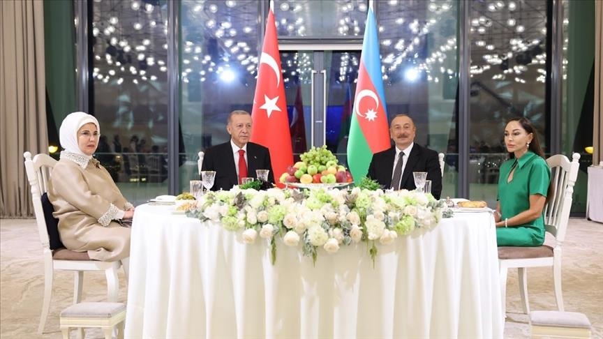 Turkish president arrives in Azerbaijan after reelection