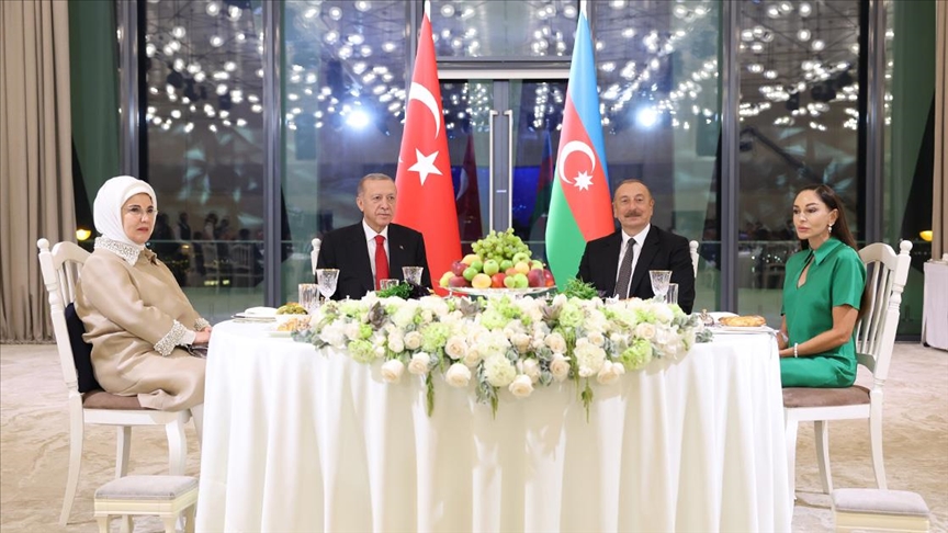 Cumhurbaşkanı Erdoğan Azerbaycan'da