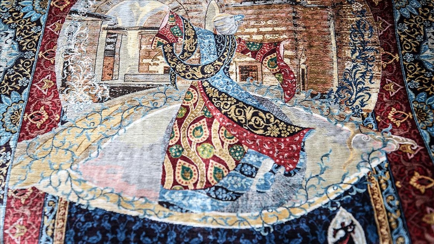 Ödüllü tasarımcının Bursa ipeğinden "Şehzade Mustafa" eseri tamamlandı