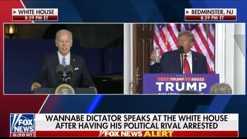 Fox News calls Biden 'wannabe dictator,' Trump 'president' during broadcast