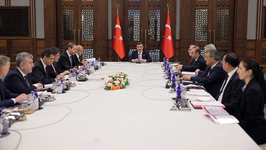 Ekonomi Koordinasyon Kurulu, Cumhurbaşkanı Yardımcısı Yılmaz başkanlığında toplandı