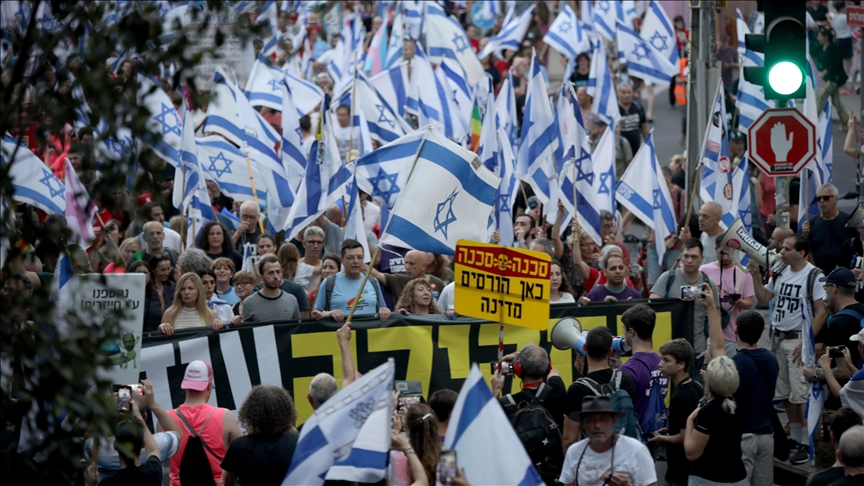 Israelis continue to protest the government’s plans
