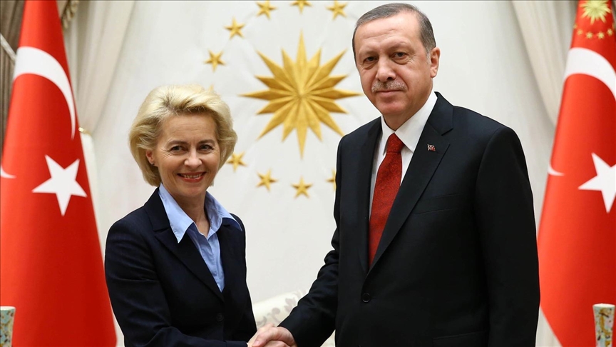 Turkish president, EU Commission chief discuss relations