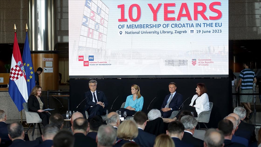 Metsola u Zagrebu: Deset godina članstva u EU transformiralo Hrvatsku