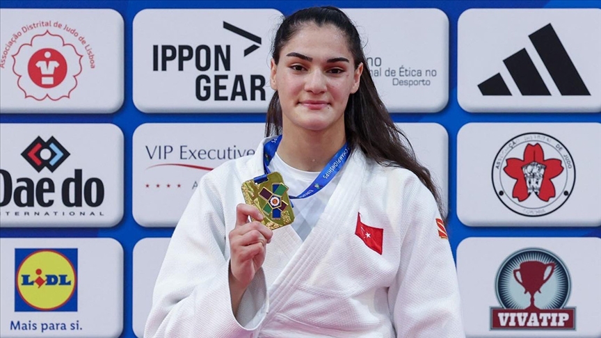 Sinem Oruç, Ümitler Avrupa Judo Şampiyonası'nda altın madalya kazandı