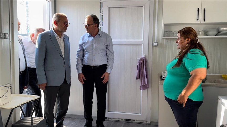 İskenderun'da yapımı tamamlanan 201 konteynerde yaşam başladı 