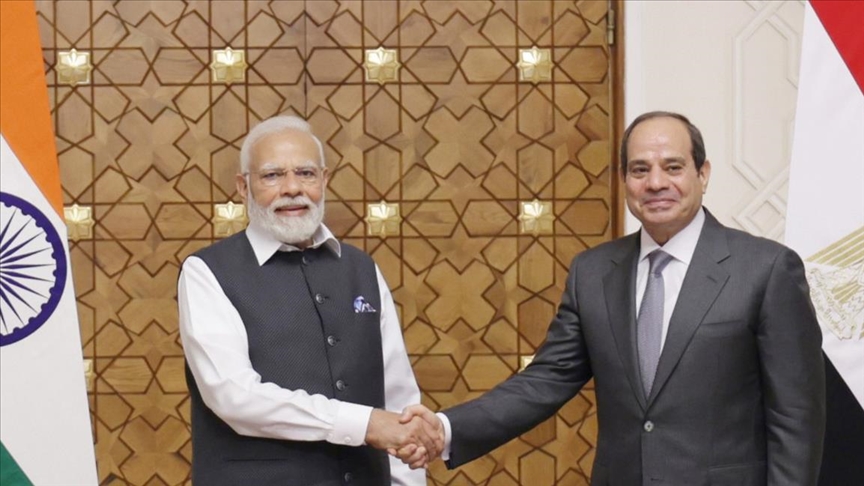 Egypt, India upgrade relations to strategic partnership during Modi's Cairo visit