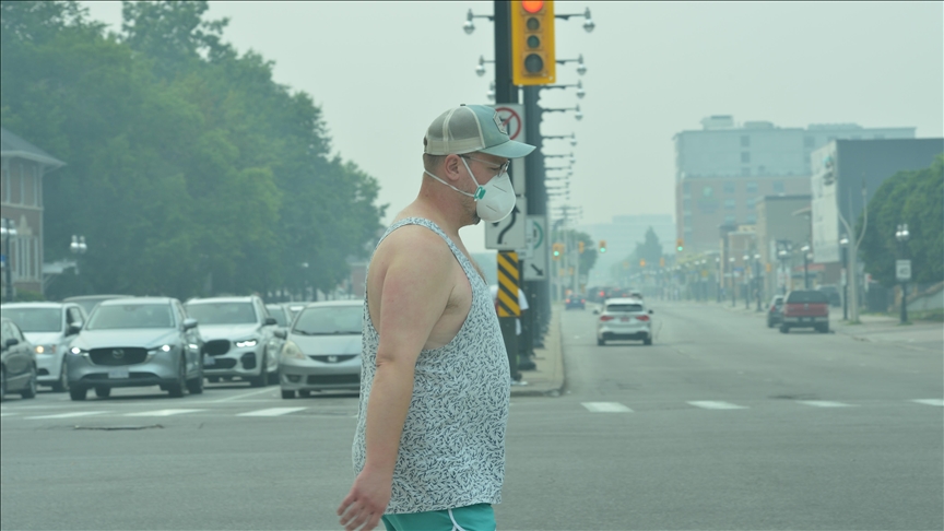 Canadian wildfires feed bad air quality for millions of Canadians, Americans