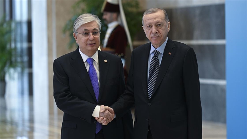 Cumhurbaşkanı Erdoğan'dan Tokayev'e orman yangınlarıyla mücadelede destek mesajı