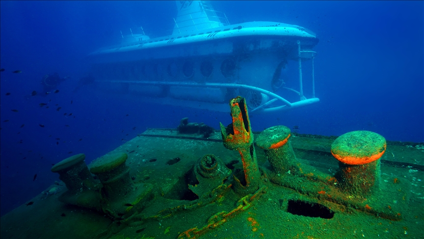 French shipwreck draws divers to Turkish Riviera