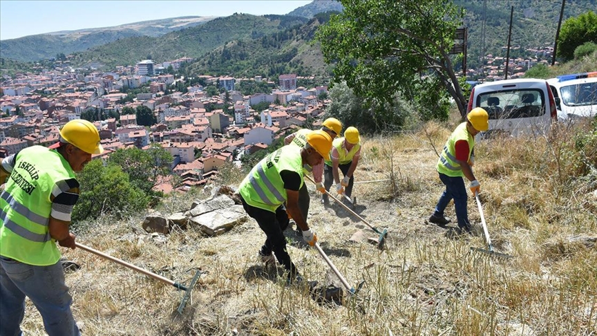 Hafriyat çalışmasında su sarnıcı bulunan İskilip Kalesi'nde arkeolojik kazı yapılacak