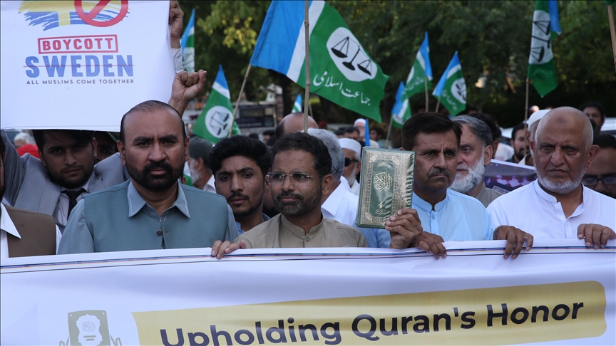 Pakistan calls for nationwide protests against Quran burning in Sweden