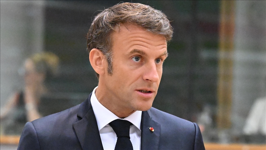 French president faces ire of opposition over call to block social media