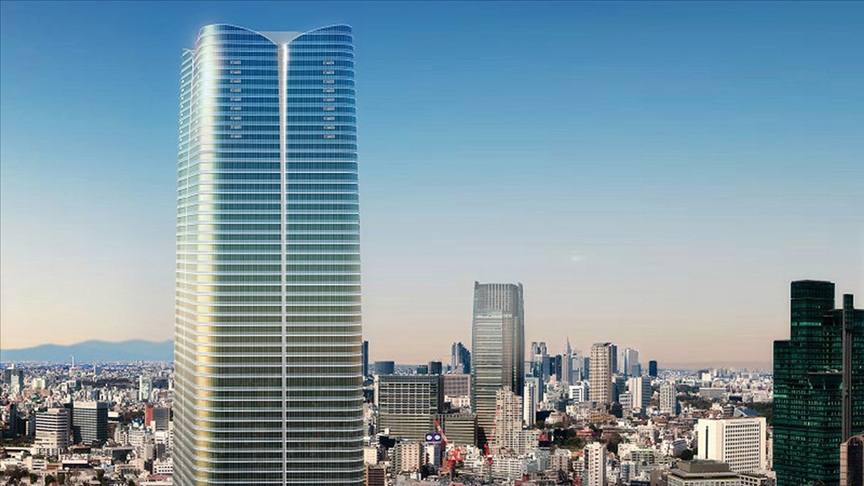 "Azabudai", 330 metre uzunluğuyla Japonya'nın en yüksek gökdeleni oldu