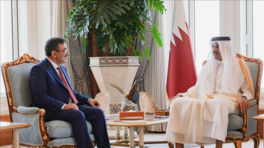 Turkish Vice President and Emir of Qatar discuss ways to deepen economic cooperation