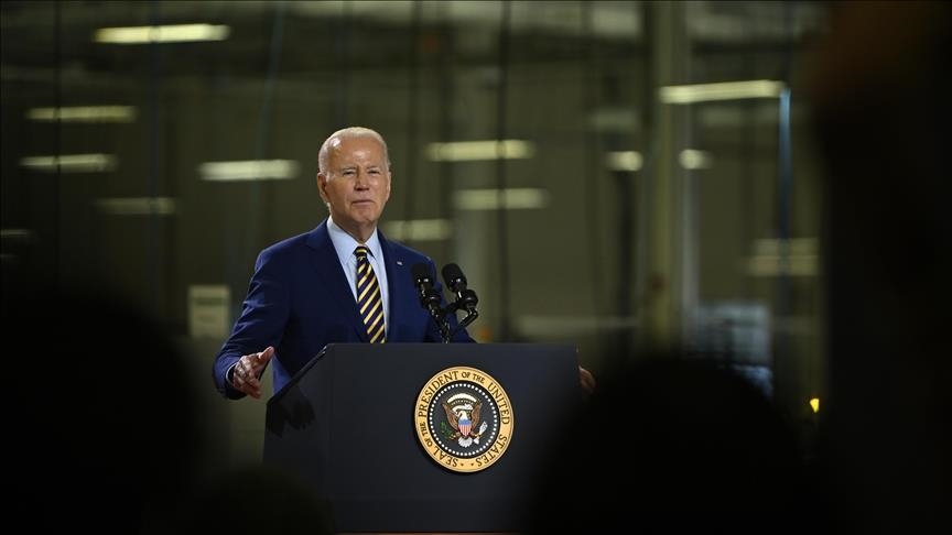 US President Joe Biden arrives in London ahead of NATO summit in Lithuania