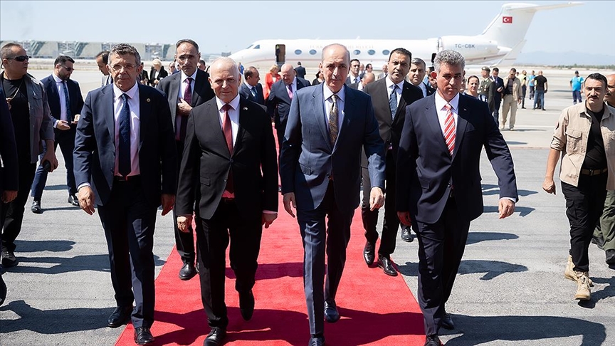 TBMM Başkanı Numan Kurtulmuş, KKTC'de