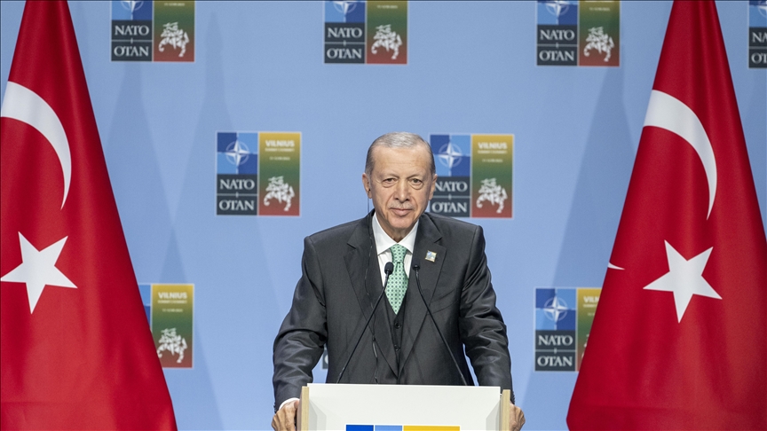 Turkish President Erdogan engage in intense diplomacy traffic at NATO leaders' summit