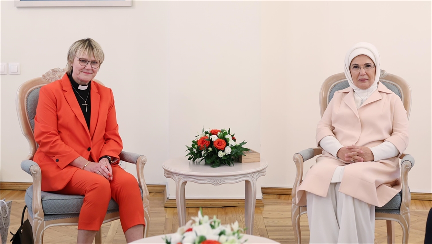 Turkish first lady voices 'sorrow' over recent Quran burning in Sweden
