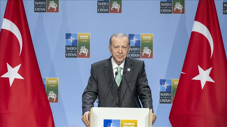 Sweden's accession to NATO at discretion of Turkish parliament: President Erdogan