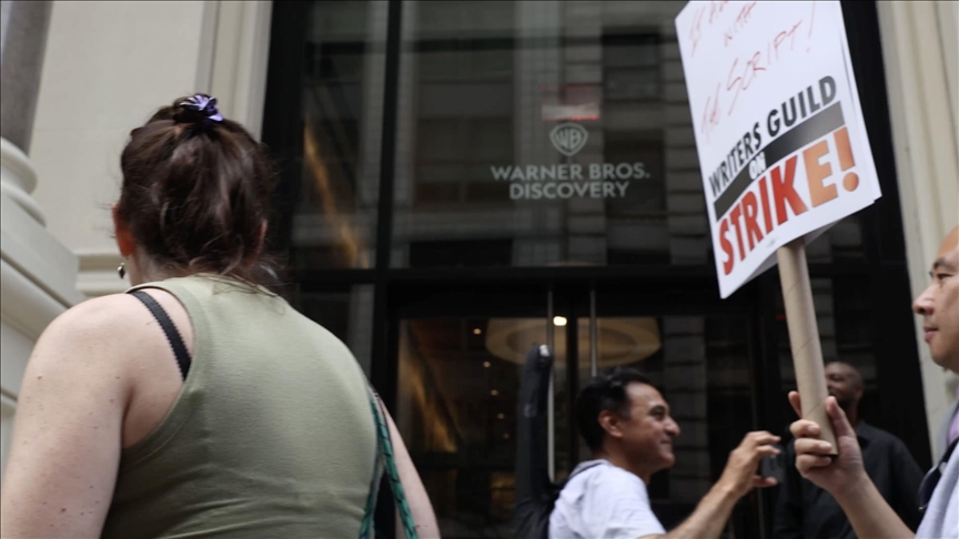 Hollywood actors join writers on strike, halting production Hollywood actors join writers on strike, halting production