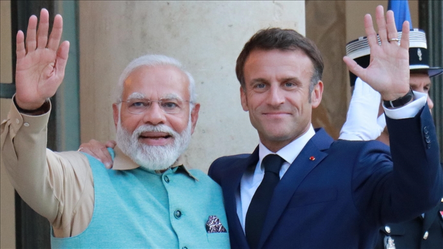 France, India share common vision of hegemony-free Indo-Pacific: Macron