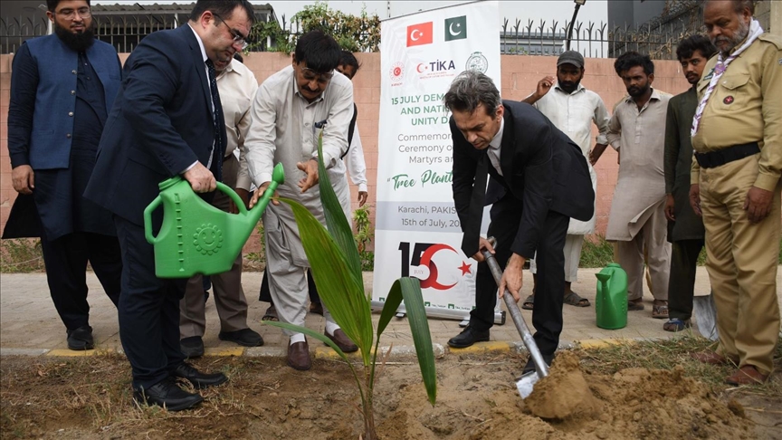 Turkish aid agency launches tree plantation in Pakistan to honor July 15 martyrs