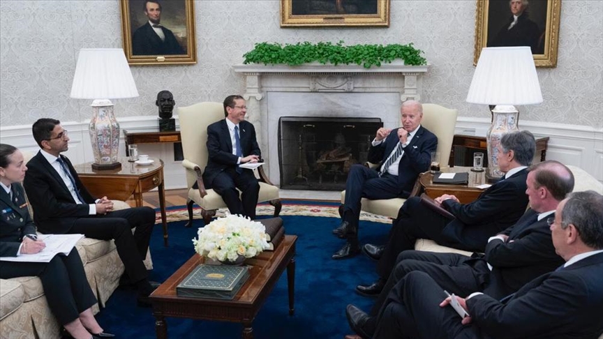 Biden hosts Israeli president Herzog for White House sit-down