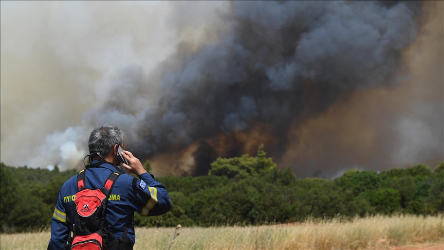 Grčka: Šumski požar izbio na ostrvu Rodos