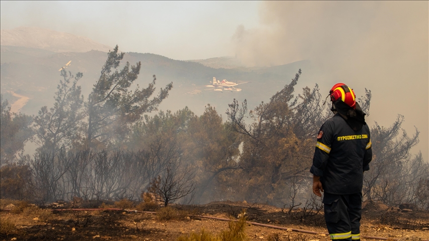 Wildfires on Greece's Corfu island seemingly resulted from arson, says mayor