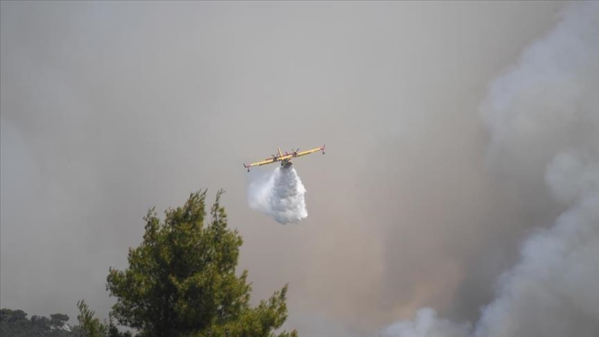 Grèce : Crash d'un avion de lutte contre les incendies sur l'île d'Eubée