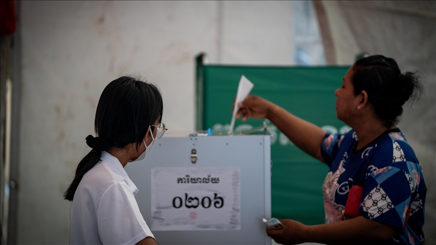 Cambodia’s ruling party declares landslide election victory