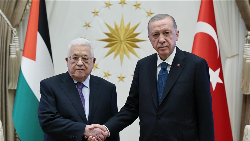 Turkish, Palestinian presidents meet in Ankara for talks