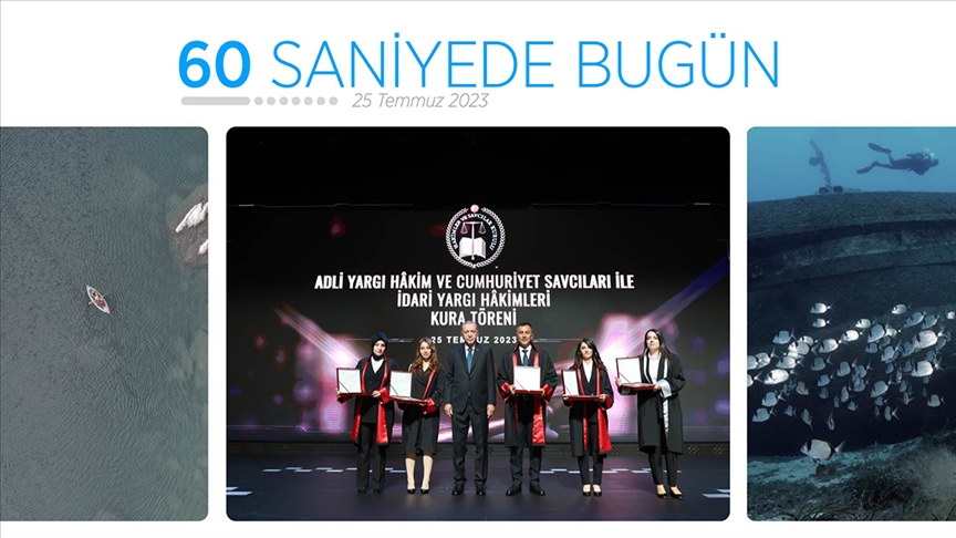 60 saniyede bugün (25 Temmuz 2023)