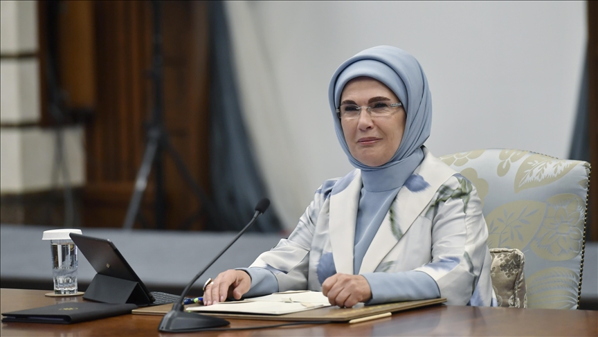 La esposa del presidente de Türkiye preside la primera reunión de la Junta Asesora sobre Cero Desperdicios de la ONU