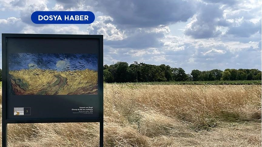 Hollandalı ressam Van Gogh son eserlerini Fransa'nın Auvers-sur-Oise köyünde resmetti